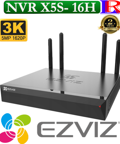 Ezviz X5S-16H 16 channel Wireless NVR support 5 Megapixel 16 wifi IPC