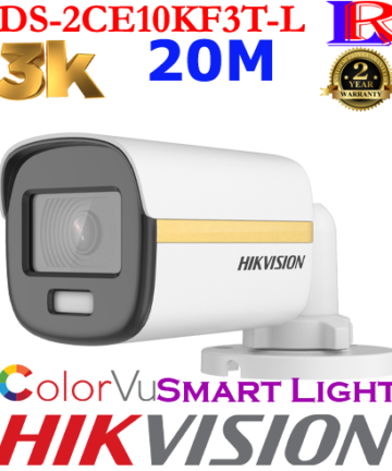 Hikvision 5MP-3K Gold with Audio Smart-Light camera DS-2CE10KF3T-L