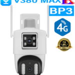 Excellent 4G Dual-Lens camera with PTZ security V380 MAX BP3