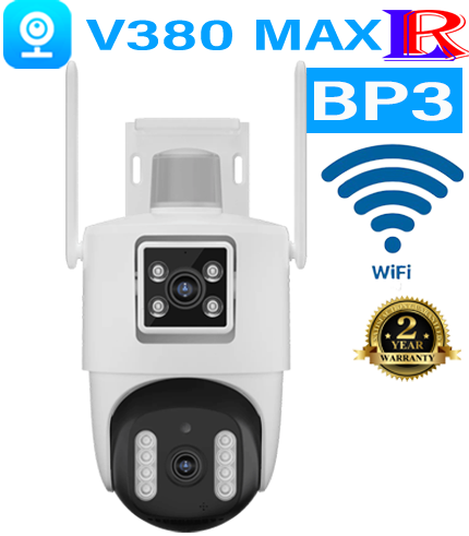 Excellent WIFI Dual-Lens camera with PTZ security V380 MAX BP3