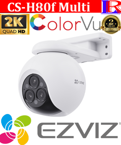 Excellent Ezviz H80f Multi Triple-Lens Smart Home 2K Wi-Fi 12X zoom Camera