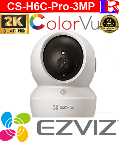 Excellent quality Ezviz H6C pro 3MP 2K pan Tilt 360 rotate AI colorvu camera