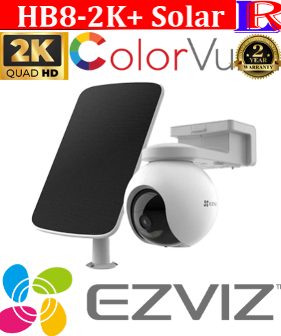 High quality EZVIZ HB8 Battery-Powered Solar Pan Tilt 4G Camera