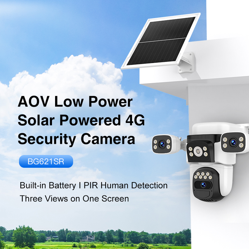 Vstarcam BG621SR 9MP 4G Solar battery four Lens Smart AI PTZ AOV Camera 1 1