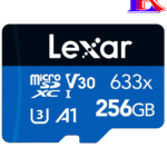 256GB Micro SD Lexar High-performance 4K 633x microSDXC UHS-I Memory Card