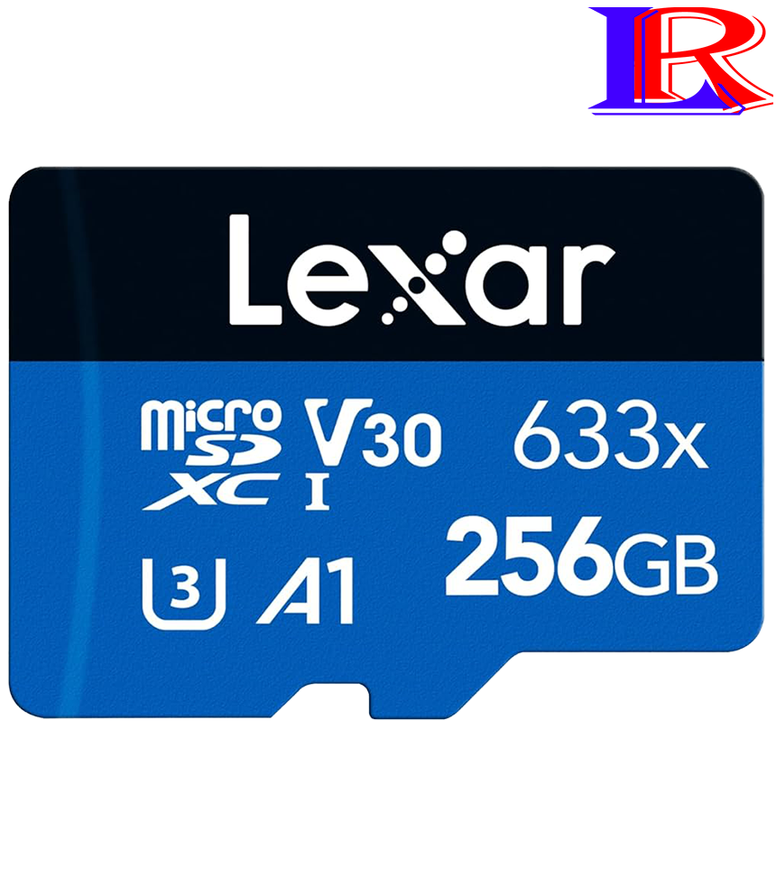 256GB Micro SD Lexar High-performance 4K 633x microSDXC UHS-I Memory Card