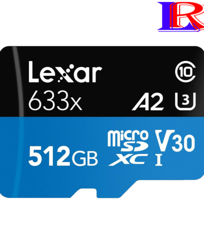 512GB micro SD Lexar High-performance 4K 633x SDXC UHS-I Memory Card