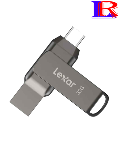 32GB C-type flash drive JumpDrive D400 USB 3.2 Gen 1 Dual Lexar pen drive