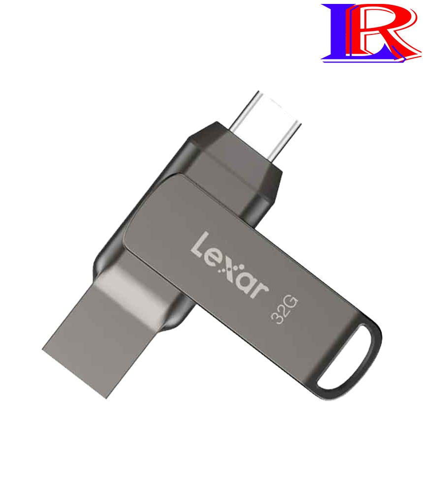 32GB C-type flash drive JumpDrive D400 USB 3.2 Gen 1 Dual Lexar pen drive