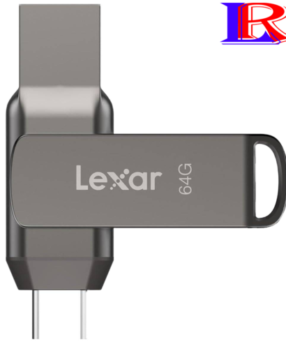 64GB ctype Dual flash drive JumpDrive D400 USB 3.2 Gen 1 Lexar pen drive