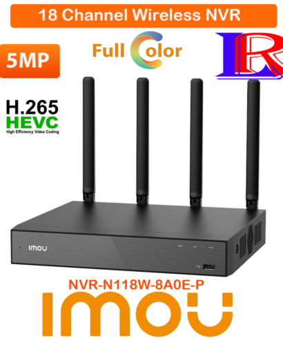 Imou 18 Channel Wireless NVR 4K wifi NVR-N118W-8A0E-P