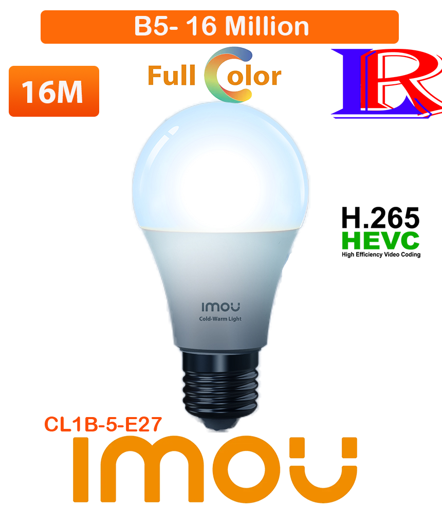 Imou Multicolor Smart Light Bulb Remote Control Wi-Fi Color Changing Led Bulbs B5