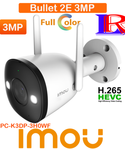 imou Bullet 2E 3MP Smart Color Night Vision Built-in Mic Camera IPC-K3DP-3H0WF