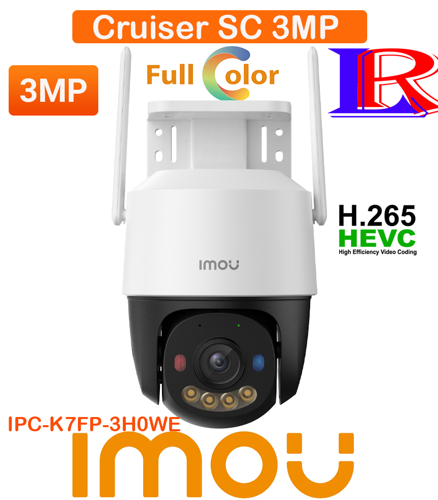 imou Cruiser sc 4G 2K 3mp 360 rotate camera IPC-K7FP-3H0TE-EU