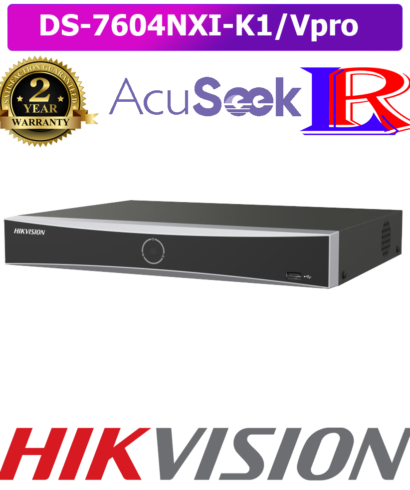 AcuSeek AcuSearch Hikvision 4channel VPro NVR DS-7604NXI-K1/Vpro