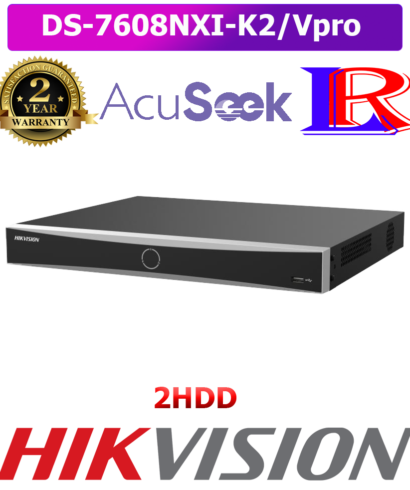 Hikvision face picture search Face picture comparison 8-ch NVR DS-7608NXI-K2/Vpro
