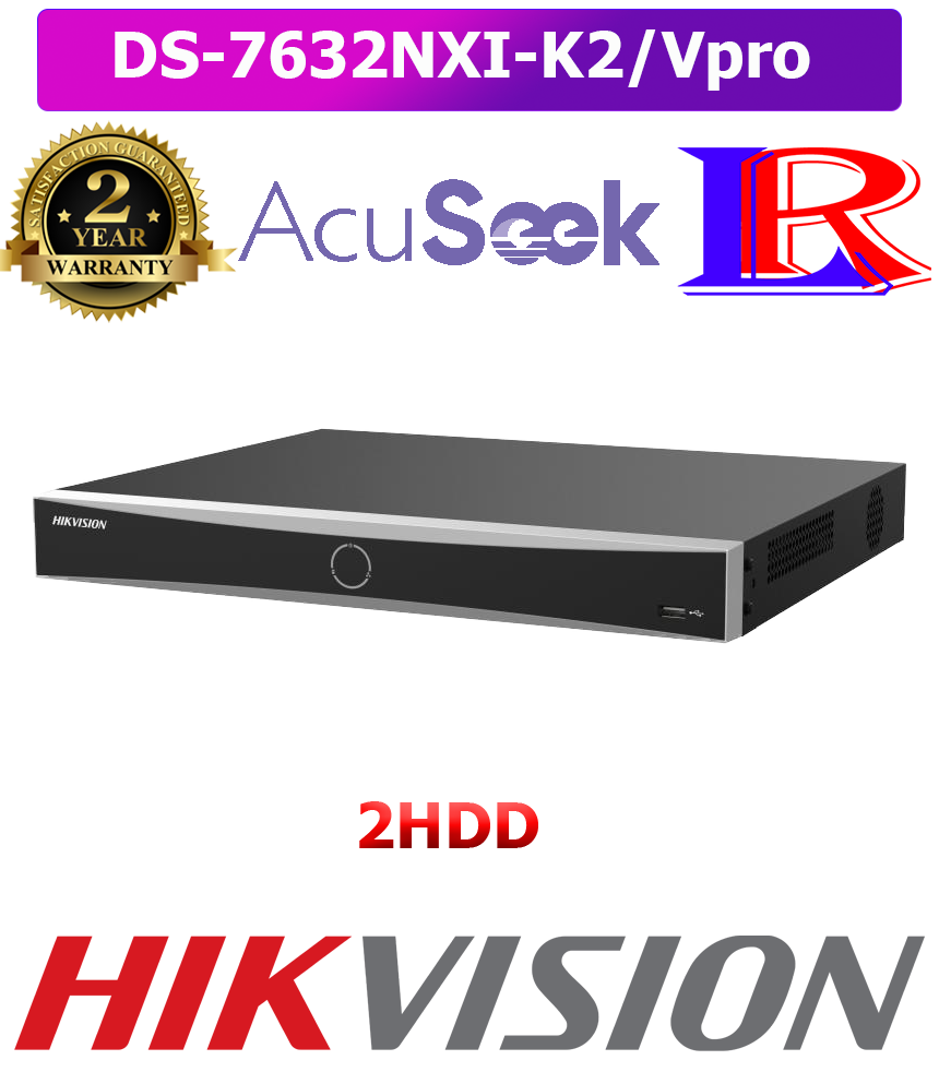 32channel Hikvision AcuSeek and AcuSearch function NVR DS-7632NXI-K2/Vpro 32channel Hikvision AcuSeek and AcuSearch function NVR DS-7632NXI-K2/Vpro
