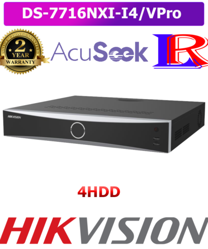 Hikvision AI facial recognition for face picture LPR NVR DS-7716NXI-I4/VPro