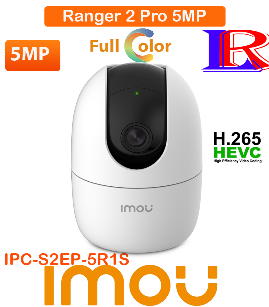 Imou Ranger 2 Pro 5MP 360 rotate lens Wi-Fi PT Camera IPC-S2EP-5R1S