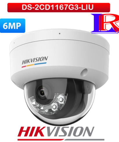 6 MP ColorVu 3.0 two-way audio and strobe light alarm IPC DS-2CD1167G3-LIU