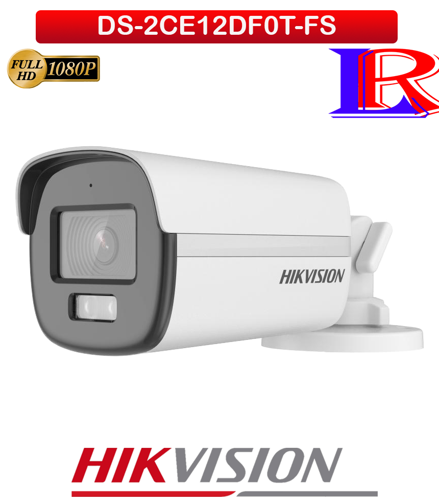 2MP ColorVu Audio 40 meter full time colour camera Hikvision DS-2CE12DF0T-FS
