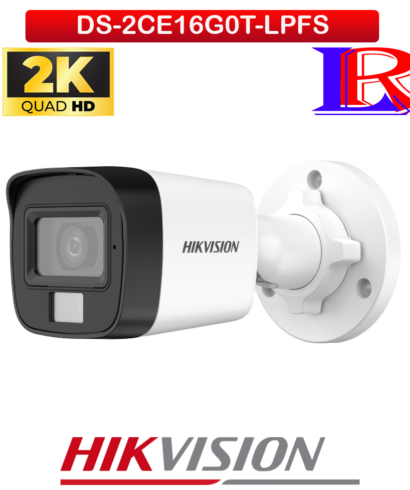 2K Hikvision Smart Hybrid Light Audio Bullet Camera DS-2CE16G0T-LPFS