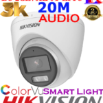 3K ColorVu Smart hybrid light Turret Camera DS-2CE70KF0T-LPFS