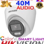 Hikvision 3K 5MP ColorVu Smart hybrid light Turret Camera DS-2CE72KF0T-LFS