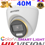 Hikvision 3K ColorVu Dual-light Turret Camera DS-2CE72KF3T-L