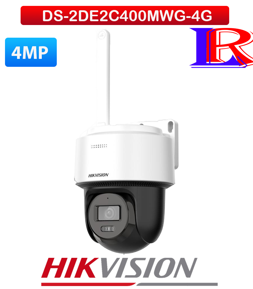 Hikvision 4G SIM Camera Smart Hybrid-light IP cam DS-2DE2C400MWG-4G
