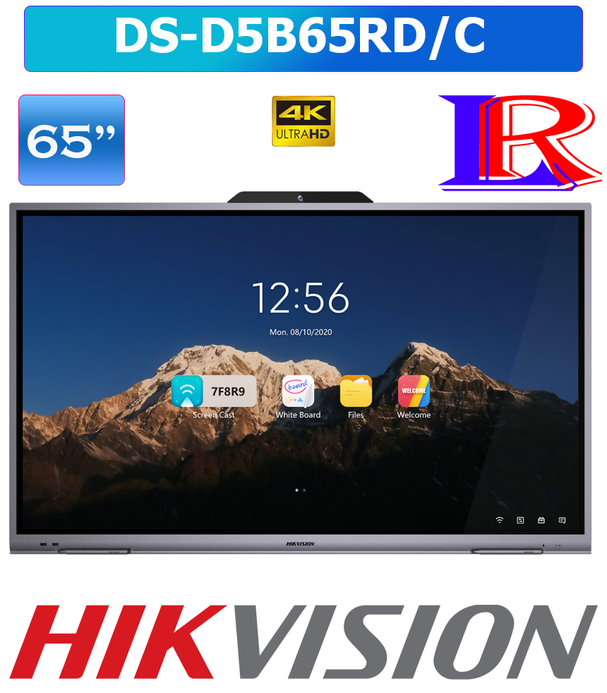 Hikvision 65-Inch 4K smart board android 14 interactive panel DS-D5B65RD/C