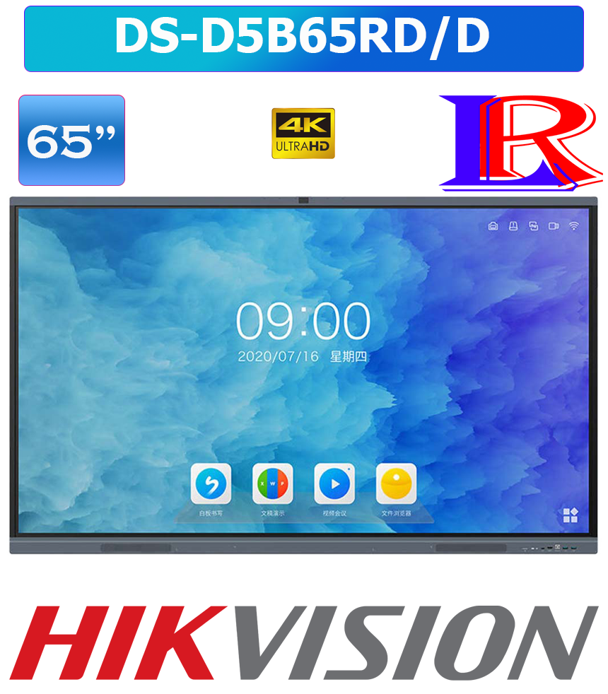 4K 65-inch Interactive Flat Panel Hikvision WonderHub DS-D5B65RD/D