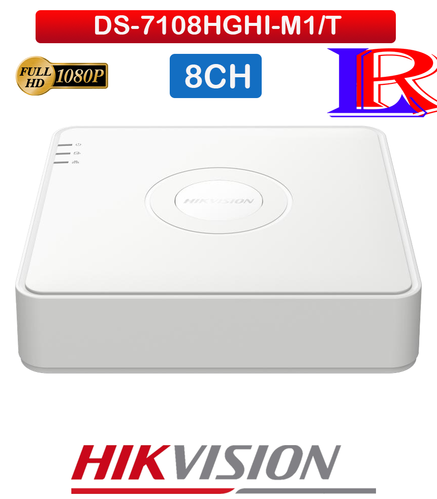 Hikvision two way audio 8ch dvr DS-7108HGHI-M1/T