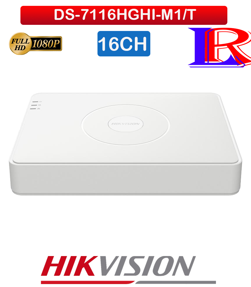 Deep learning based human and vehicle Hikvision 16 channel DVR DS-7116HGHI-M1/T