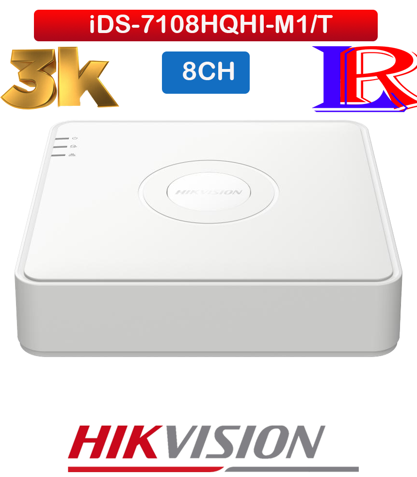 8 channel CCTV DVR Hikvision face picture search iDS-7108HQHI-M1/T