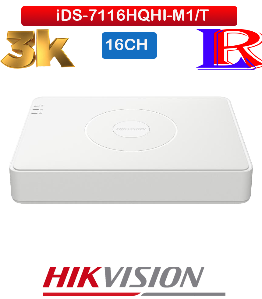 Hikvision AI DVR 16 channel DVR eka iDS-7116HQHI-M1/T