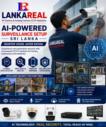 AI-Powered Surveillance Setup in Sri Lanka – Smart CCTV Security with Human & Vehicle Detection