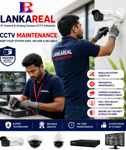 CCTV Maintenance Services in Sri Lanka | Professional CCTV System Maintenance & Repair