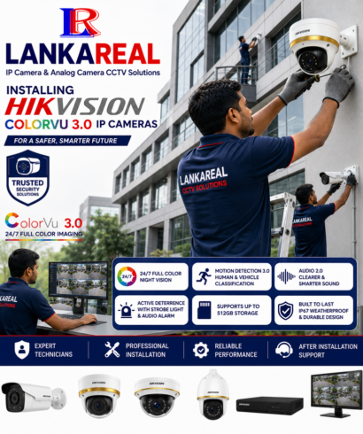 IP Camera Installation Sri Lanka | Professional Network CCTV Setup