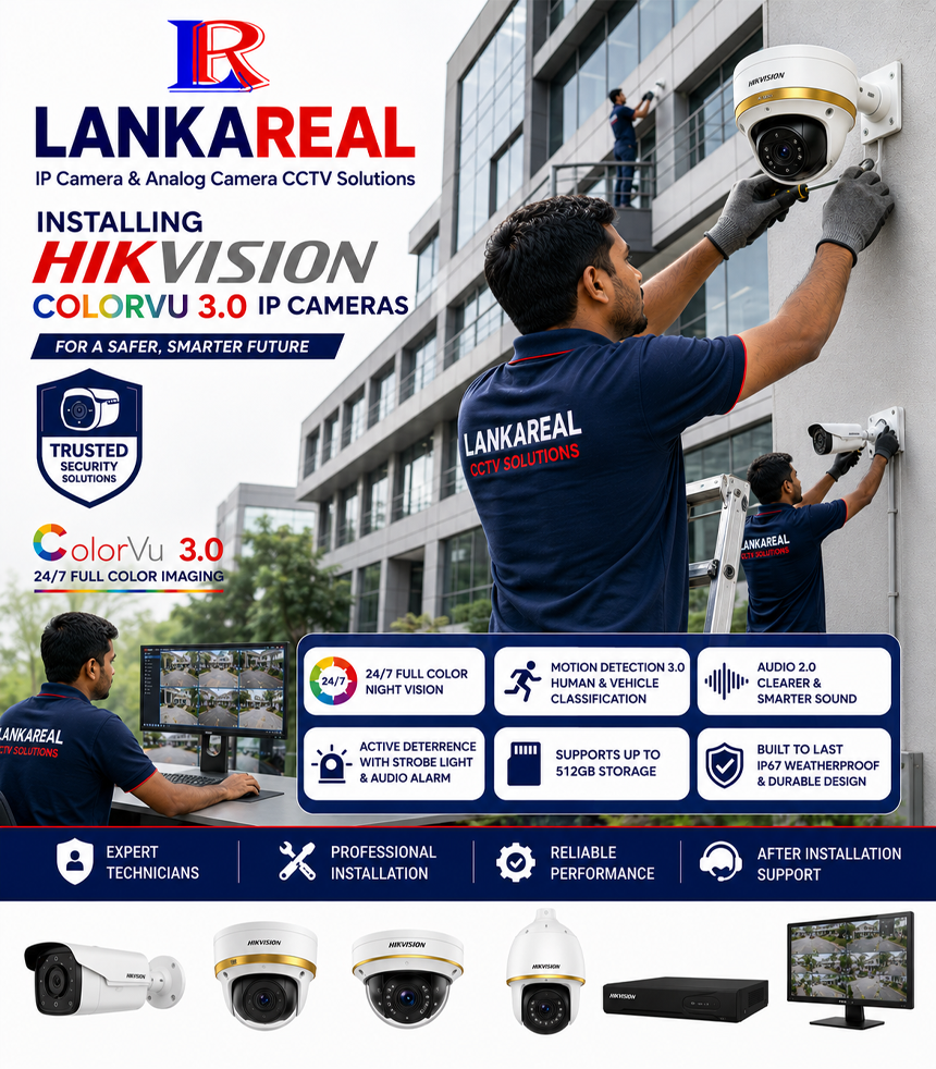 IP Camera Installation IP Camera Installation Sri Lanka | Professional Network CCTV Setup