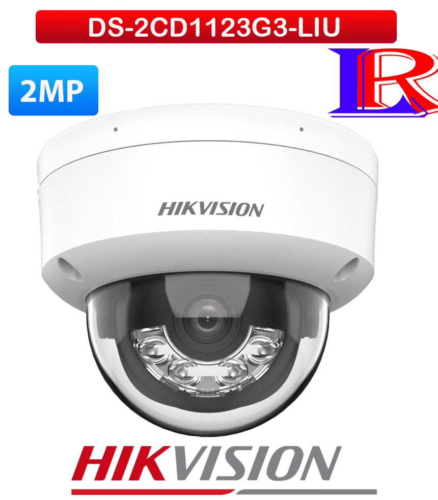 Hikvision DS-2CD1123G3-LIU 2MP Smart Hybrid Light Dome IP Camera Sri Lanka Hikvision DS-2CD1123G3-LIU 2MP Smart Hybrid Light Dome IP Camera Sri Lanka
