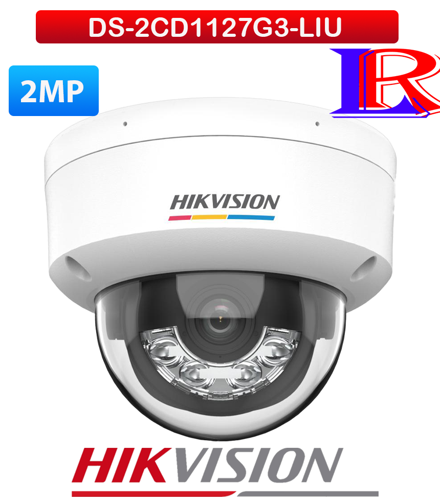 Hikvision DS-2CD1127G3-LIU 2MP ColorVu 3.0 Smart Hybrid Light Dome IP Camera Sri Lanka Hikvision DS-2CD1127G3-LIU 2MP ColorVu 3.0 Smart Hybrid Light Dome IP Camera Sri Lanka