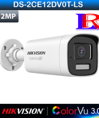 Hikvision DS-2CE12DV0T-LS 2MP ColorVu 3.0 Turbo HD Audio Fixed Bullet Camera Sri Lanka