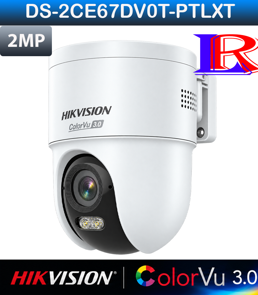 Hikvision DS-2CE67DV0T-PTLXTS 2MP ColorVu 3.0 Turbo HD Two-Way Audio & Siren Turret Camera Sri Lanka Hikvision DS-2CE67DV0T-PTLXTS 2MP ColorVu 3.0 Turbo HD Two-Way Audio & Siren Turret Camera Sri Lanka
