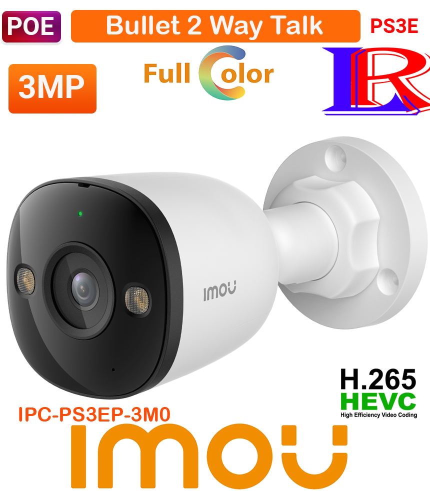 IMOU IPC-PS3EP-3M0 3MP 2K Two-Way Audio PoE Bullet Camera Sri Lanka IMOU IPC-PS3EP-3M0 3MP 2K Two-Way Audio PoE Bullet Camera Sri Lanka