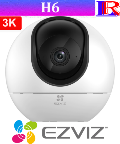 EZVIZ H6 3K Smart Wi-Fi Pan & Tilt Indoor Camera with AI Human Detection | Auto Tracking & Two-Way Talk Sri Lanka